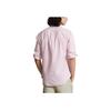 Polo Ralph Lauren Ss23 Striped Logo Embroidered Long Sleeve Shirt Men Shirts Pink MNPOWOV16822908-650