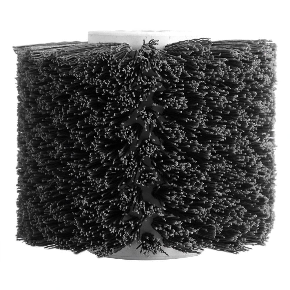 Abrasive Wire Wire Drawing Wheel for Deburring and Polishing Wood Abrasive Suitable for and Irregular Surfaces Polisher, Brush, Furniture,