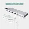 Opro9 USB Hub USB porty 4K napájecí audio jack a pro MacBookPro a další počítače Type-C 9-in-1 Multi-hub 3.0 3, kompatibilní/HDMI/USB-C