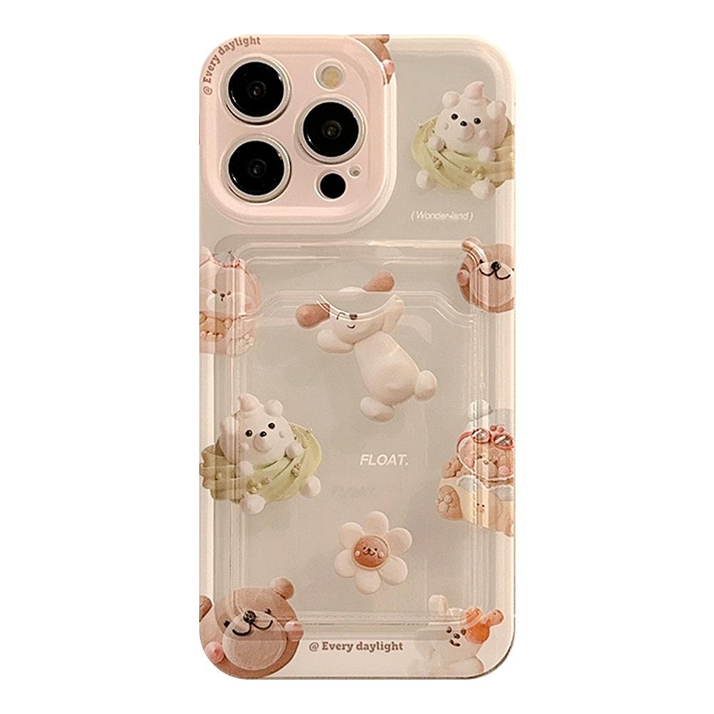 Super Sweet Butter Cookies Puppy Apple 15 Promax Mobile Phone Case Iphone14 All Inclusive 11 Card 13 Anti-fall