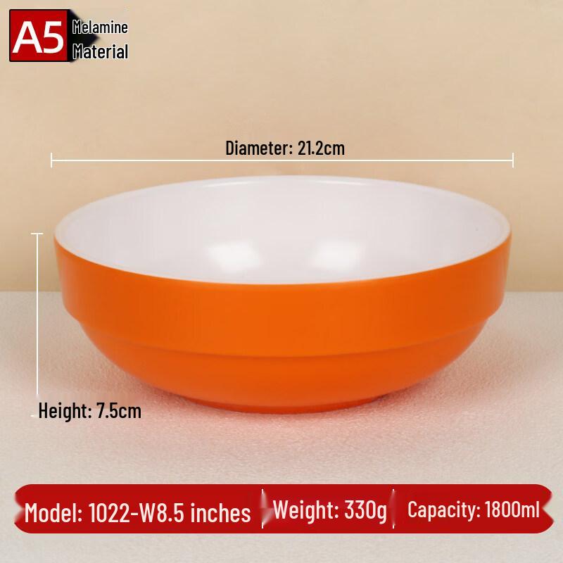 A5 High-Temperature Melamine Korean Style Soup Bowl