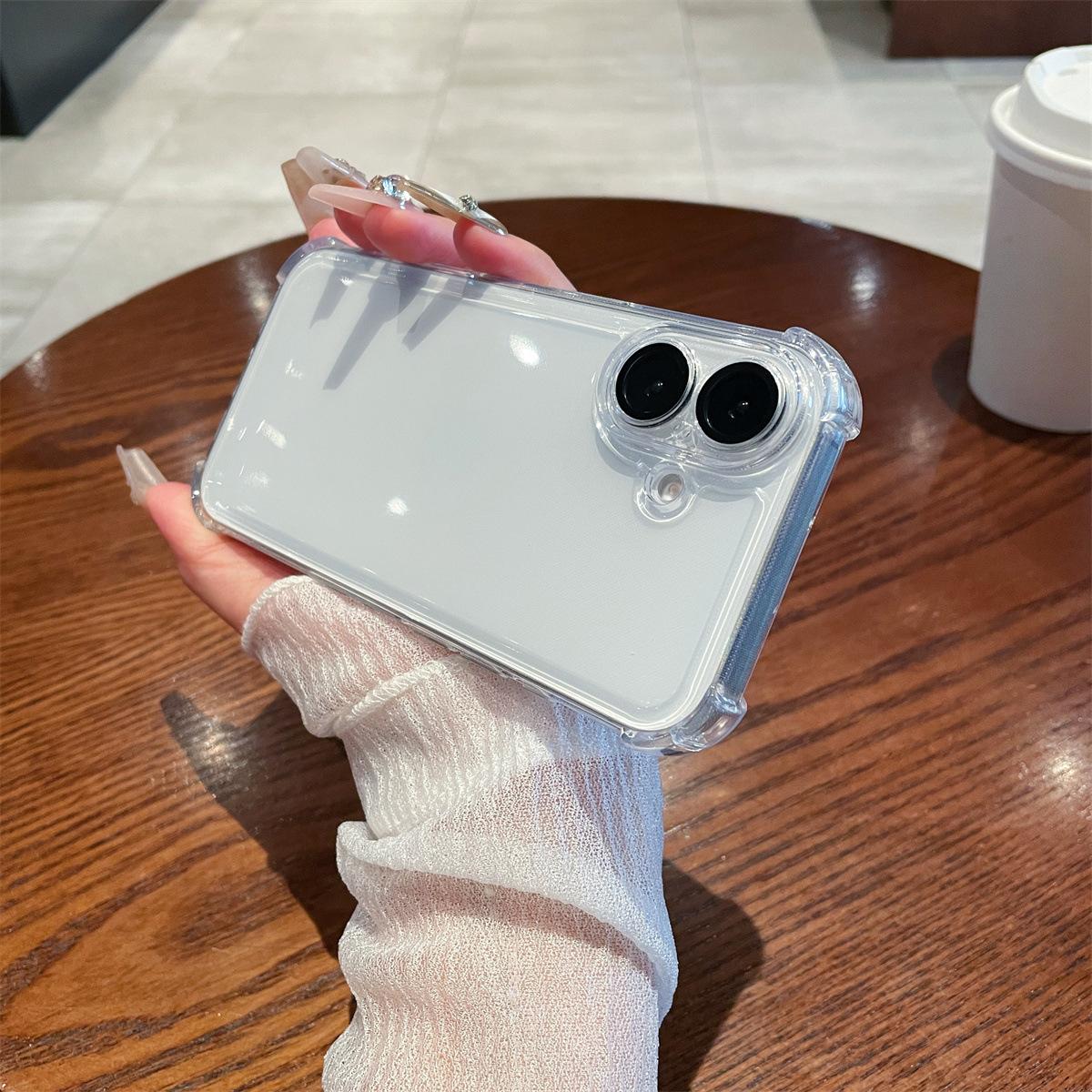 

Подходит для iPhone 16 Гальванизированный чехол для мобильного телефона Apple 15 Promax Четырехугольная воздушная подушка Противоударный 13 Силиконовый защитный чехол 14 iPhone11ProMax