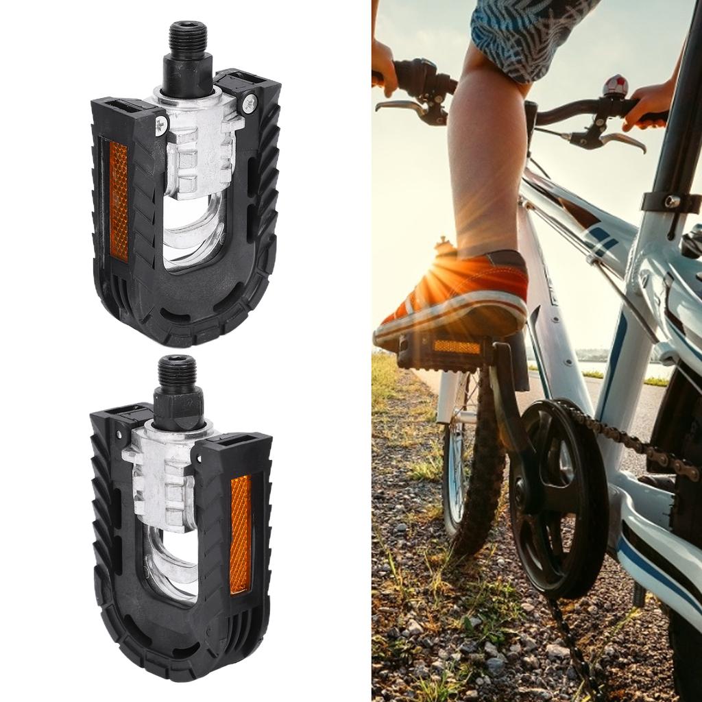 Mountain Bike Pedal Aluminum Alloy Bicycle Folding Platform Flat Pedals for Cycling Sports