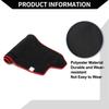 Hihaha Dashboard Mat for Honda Polyester Dash Cover with Sun and Scratch Protection Drive Only Custom Interior Parts Black with Red N-BOX JF3/JF4