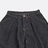 Herbst Retro Gestreifte Weite Jeans - Street Style Lockerer Schnitt
