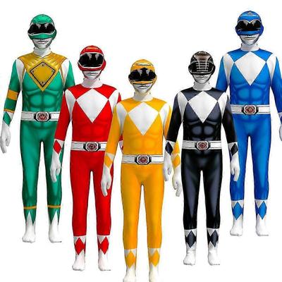 Voksen Børn Power Rangers Mighty Morphin Heldragt Fest Kostume Halloween Kostume - DSW