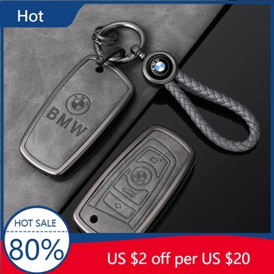 2025 Leather Car Key Case Cover Protector Shell for 1 3 5 7 Series X1 X3 X4 X5 F10 F15 F16 F20 F30 F18 F25 M3 M4 E34 Acc