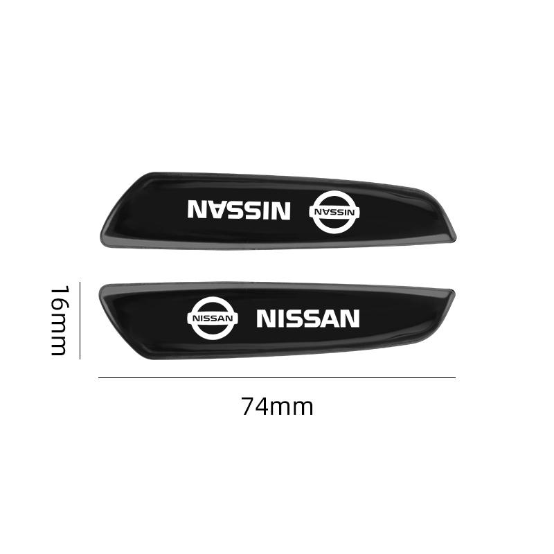 2 Pcs Car Sticker Designs Car Logo Badge Stickers for Nissan X-trail Qashqai Note Juke Sentra Patrol Leaf Car Stickers