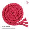 10mm Colored Cotton Rope - 1cm Thick Braided Rope for DIY Crafts, Weaving, Curtain Bundling, and More
