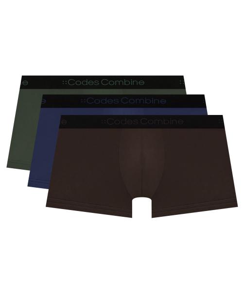 

[Codes Combine Нижнее белье] Базовые уютные боксеры 3 шт. [Отправка из Кореи] 100% Оригинал 95