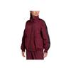 Adidas Fzwovtt Stand Collar Casual Sports Long Sleeve Jacket Women Jacket Burgundy GT5539