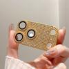 Luksusowa ręcznie robiona naklejka z cyrkoniami odpowiednia do folii na obiektyw iPhone 17Promax dla iPhone17Pro osłona tylnej kamery