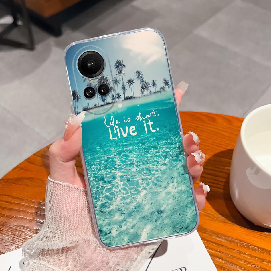 Case For Oppo Reno 10 Pro 5G Special Soft Silicone Transparent Anti Drop Phone Cover For Oppo Reno10 10Pro Back Shell Funda Capa