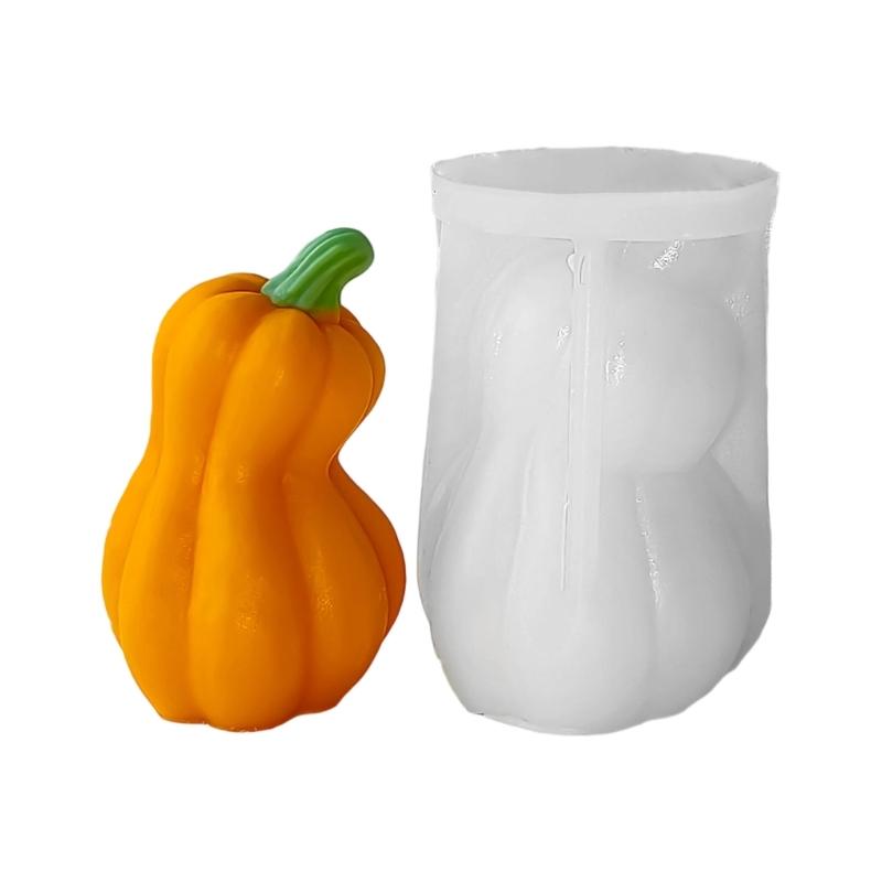 Silicone Molds Halloween Candle Molds Epoxy Resin Molds Pumpkin Castings Molds Plasters Molds for Chocolate Cake