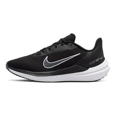 Air Winflo 9 Black Dark Smoke Grey Women Sneakers Pure-Platinum White DD8686-001