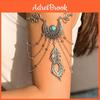 Leaf Catcher Bohemian Tassel Dream Armlet Womens Retro Punk Metal Chain Bangle