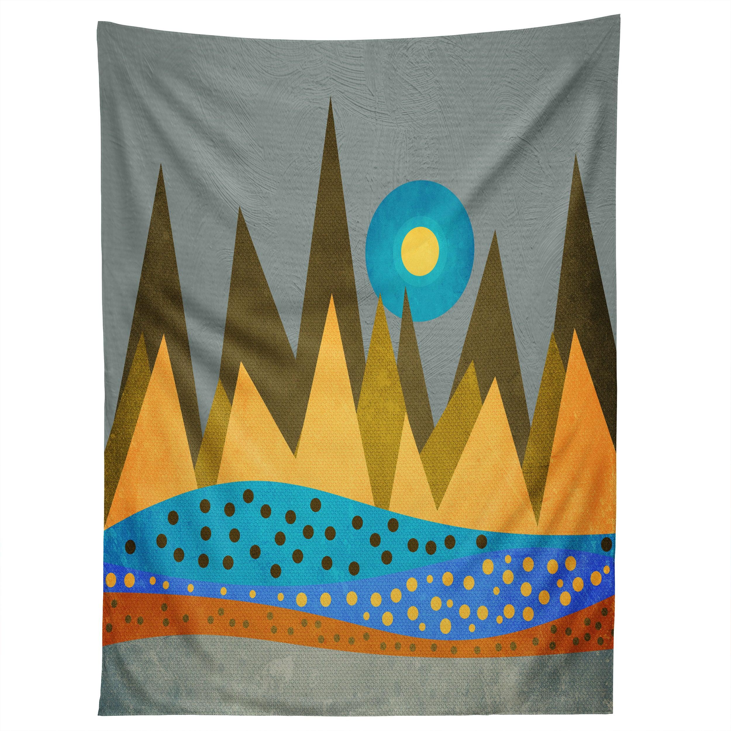 RETRO LANDSCAPE I tapestry 75x100