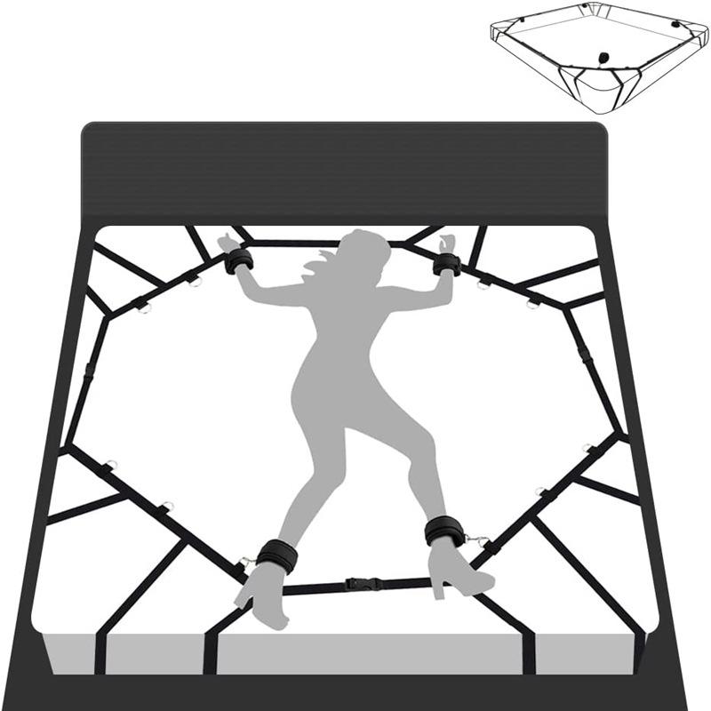 Sada sexuálních hraček Sexy Bondage Omezení Fetiš Pouta Pár Sexuální Hra Lano Sexuální Pouta Dospělé Pomůcky 18+ Dospělá Hra Hračka