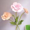 NEW 40CM Artificial Flower Large Size 40cm Length Artificial Peony Flower Rose Branch PE Foam Fake Flower Road