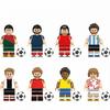 8 PCS Top Football Players Building Blocks Soccer Stars Sports Competition Games