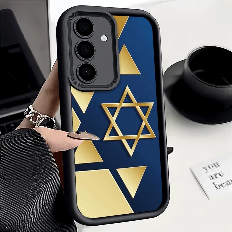 

David Jewish Star Symbol Soft Phone Case for Samsung Galaxy A17 A16 A26 A36 A56 A15 A25 A35 A55 A14 A24 A34 A54 A13 A23 A33 A53 Samsung A56