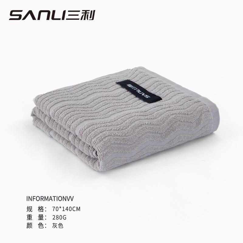 

Полотенце Взрослое хлопковое банное полотенце Хлопок А банное полотенце Бытовое банное большое банное полотенце банное полотенце 69*140 серый
