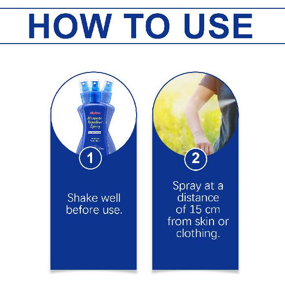 Portable Mosquito Repellent Spray Mild Plant-based Formula Mosquito Repellent, Cooling Outdoor and Home Use Mosquito Repellent Liquid
