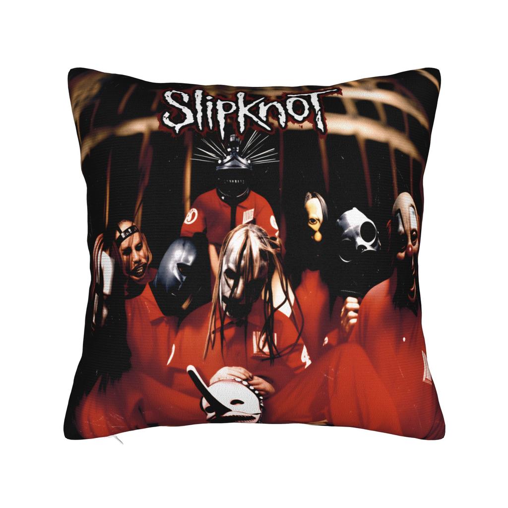 Slipknots Band Pillowcases Novelty Pillow Case For Sofa Couch Bed Living Room Comfy Pillow Cover