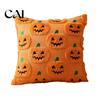 Decorative Pillow Cover for Couch Plush Pumpkin Cushion Cover, Halloween Throw 18 X Inch Ghost Case Cute Soft Spooky Season, Cozy Fall Home Decor
