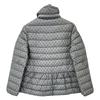 Red Valentino KR3CN00B Gray X Black Mesh Dot Short Down Jacket Jacket 40 grayUsed