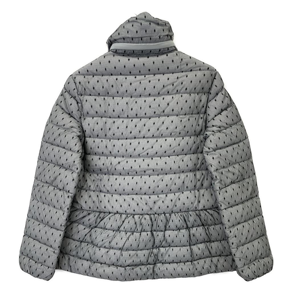 Red Valentino KR3CN00B Gray X Black Mesh Dot Short Down Jacket Jacket 40 grayUsed