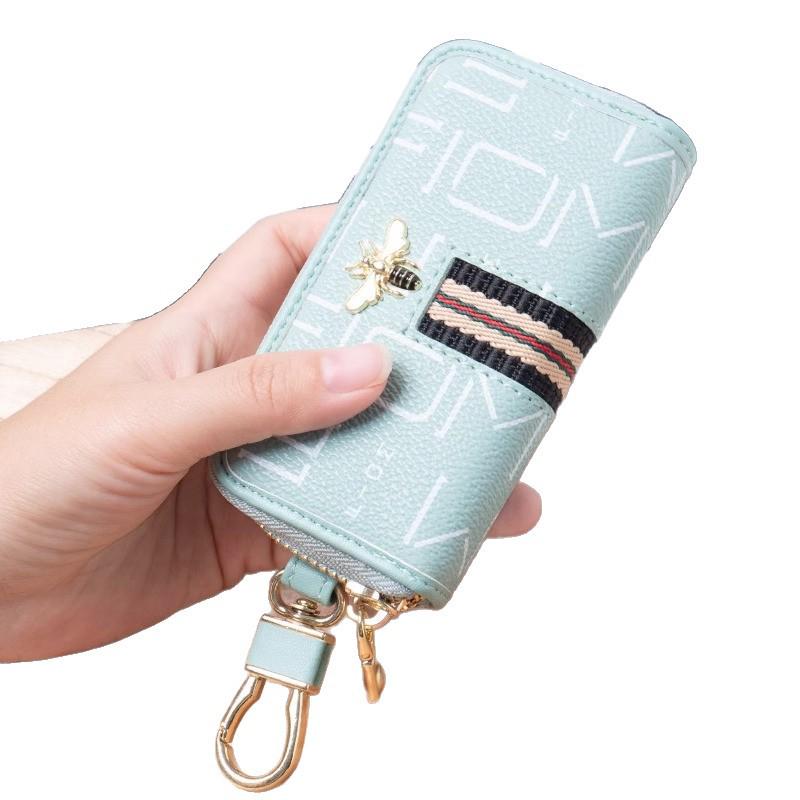 Porte-clés de luxe mini et porte-cartes - Pochette de rangement pour voiture haut de gamme unisexe