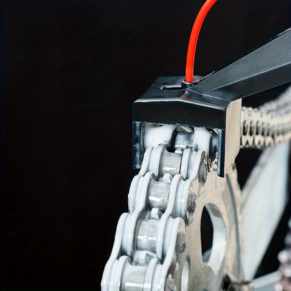 Motorcycle Chain Cleaning Maintenance Tool: Splash Guard, Clean Brush for Chains, Lubricator
