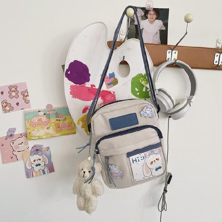 Cute and Practical Crossbody Bag Japanese Aesthetic Durable Nylon Shoulder Bags
