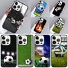 Football Soccer Phone Case For iPhone 17 Air 16 16e 15 13 14 Pro Max 11 12 Plus 2022 MAX Shell Cover Coque