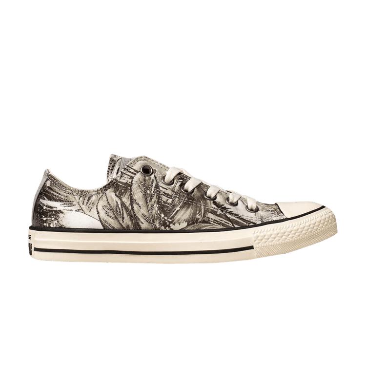 Converse Женские кеды Chuck Taylor All Star Low Satin Floral Черный Дельфин Экрю 559864C 36