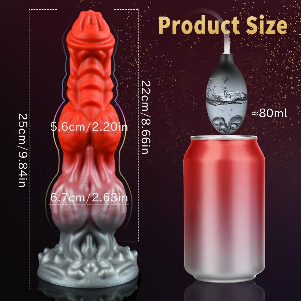 Large Ejaculation Dildo With Inflatable Anal Plug Big Knot Squirting Penis Adult Sex Toys Erotic Products For Men Women Anal 18+