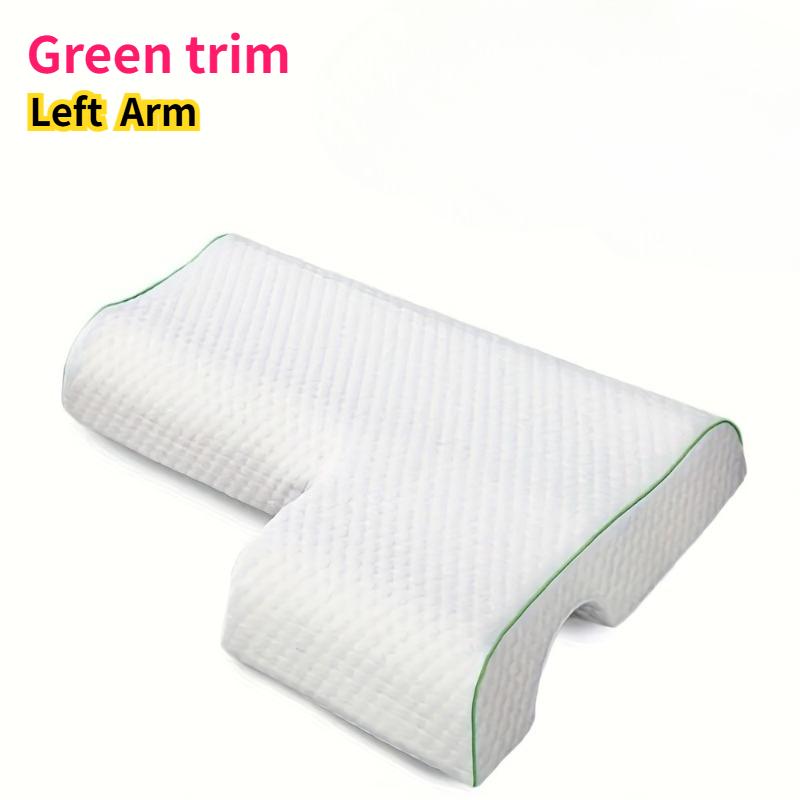 1Pcs Arched Cuddle Pillow for Couples Slow-Rebound Memory Foam Pillow with Arch Support Hand Pillow for Arm Rest & Noon Breaks