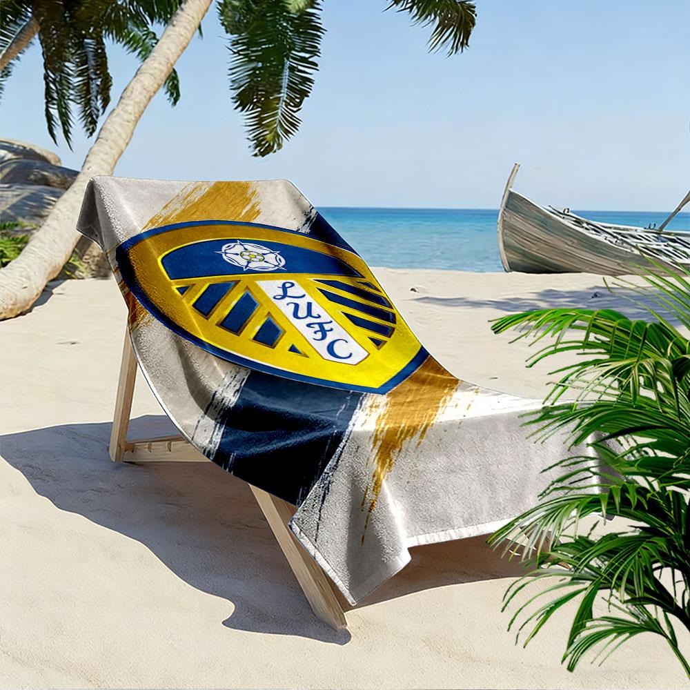 Leeds Shield Print Towel A must-have beach towel for beach travel