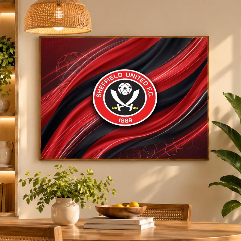 5D Diamond Painting Sheffield United Football DIY Full Drill Diamond Art Kit Home Decoration