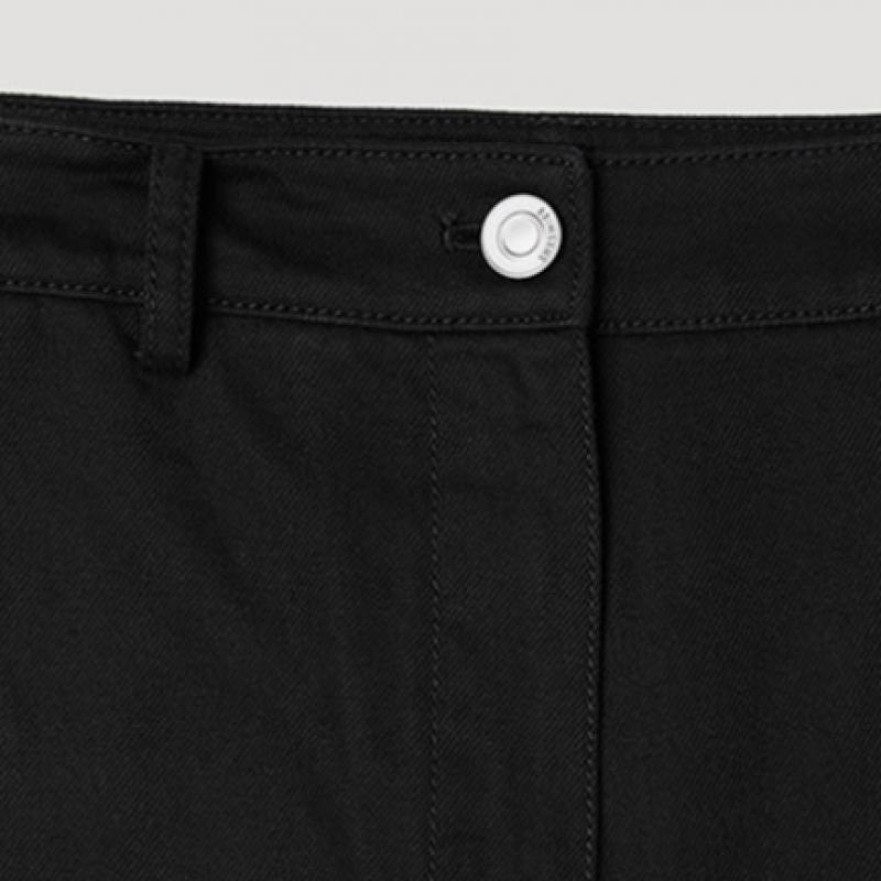 She S miSS Wide Cotton pantS With Flap pocketS SwwSlp11100 Bk