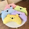 1pc Cute Bear-Shaped U-Shaped Pet Pillow for Deep Sleep Spine Support Soft Polyester Cushion for Dogs Cats Pet Sleep Cartoon Pet Cushion