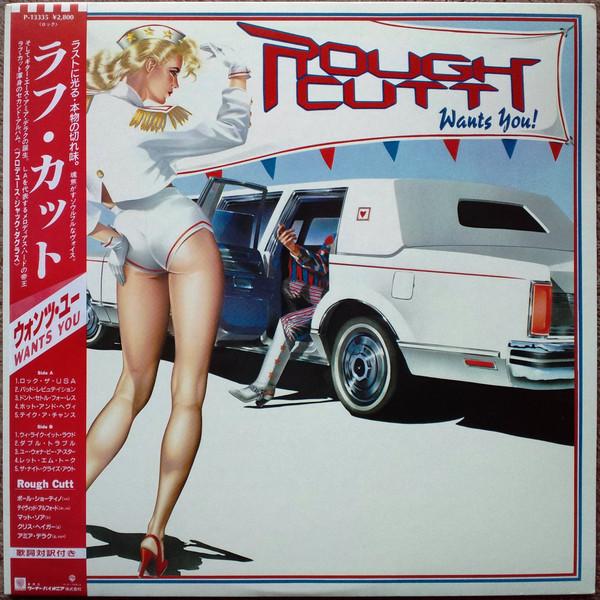 

LP Record ROUGH CUTT Wants You P13335 WARNER BROS 1986 Japan Obi Rock Used