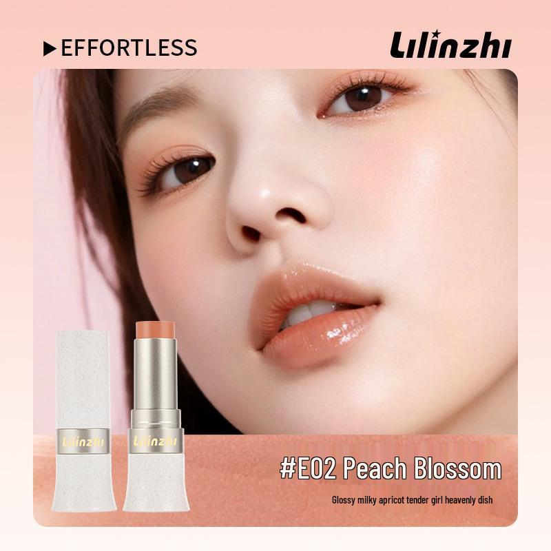 Lilinxhi Dual-Use Matte Lip and Cheek Stick - Long-Lasting, Soft, Natural Contour Blush