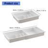 Space Saving Plastic Multi Compartment Organiser Drawer Box For Stationery Electronics Storage Smooth Sliding Drawers