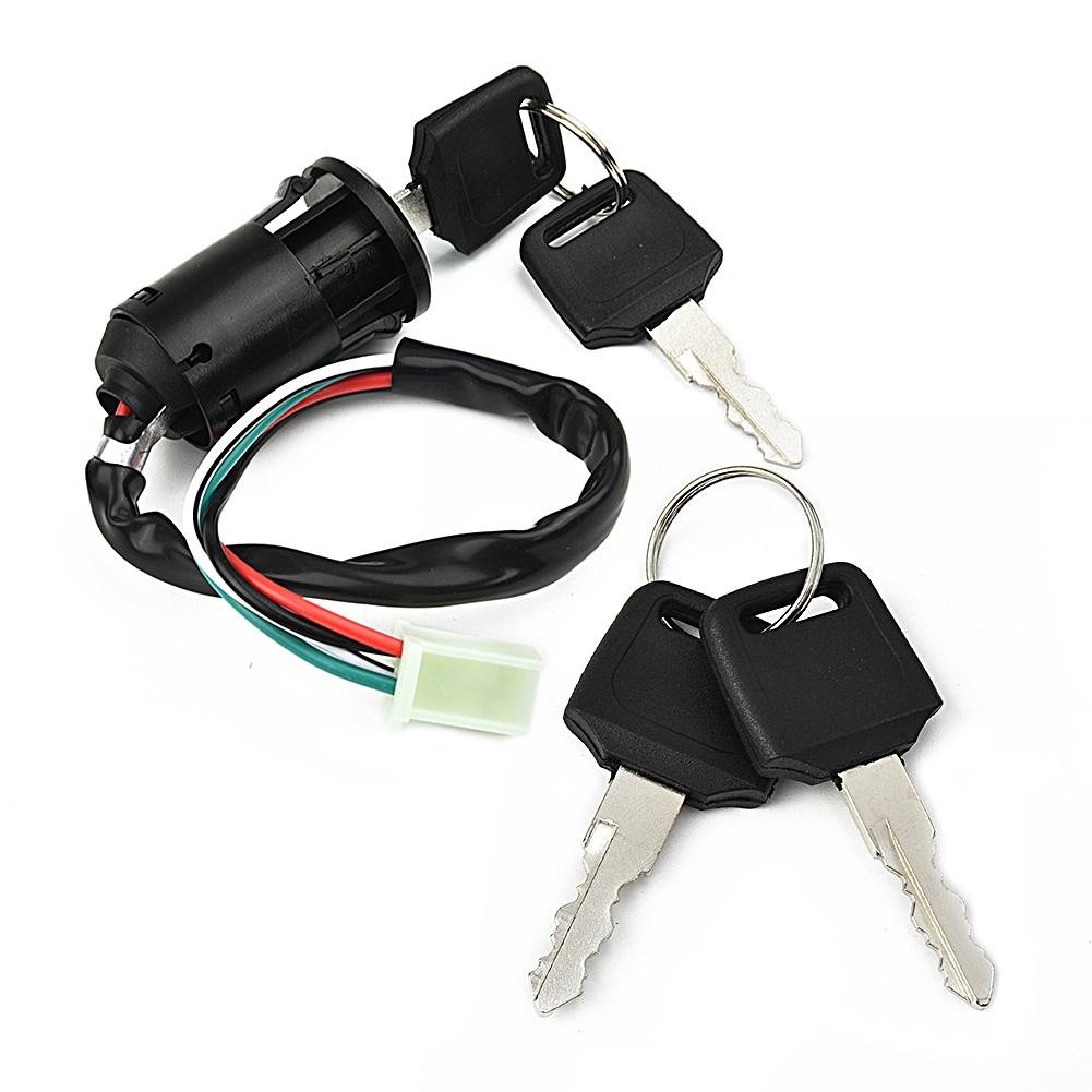 Versatile Motorcycle Ignition Switch 2 Position On Off with 4 Way Connector