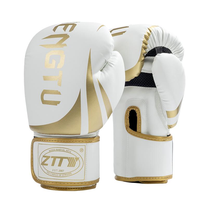 Professional Boxing Gloves Gym Kickboxing Muay Thai Training Gloves Protective Gear Tear-resistant PU Leather Boxing Gloves