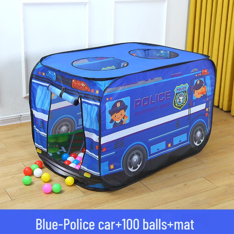 Kids' Indoor Car Tent Playhouse - Foldable Baby Pool & Play Space