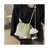 Today's popular small bags are women's new summer fashion chain bags, casual versatile messenger bucket bags.