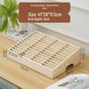 Wooden Multi-Compartment Phone & Office Storage Box